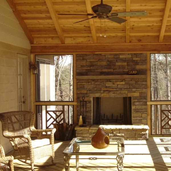 Outdoor Fireplace On Patio Archadeck Outdoor Living