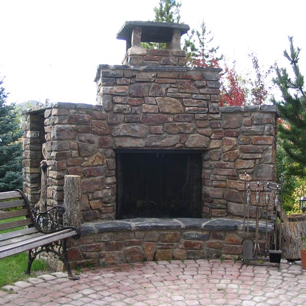 Circular Fire Pit On Curved Patio Archadeck Outdoor Living