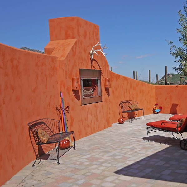 Custom Fire Feature And Privacy Wall In Denver Archadeck Outdoor